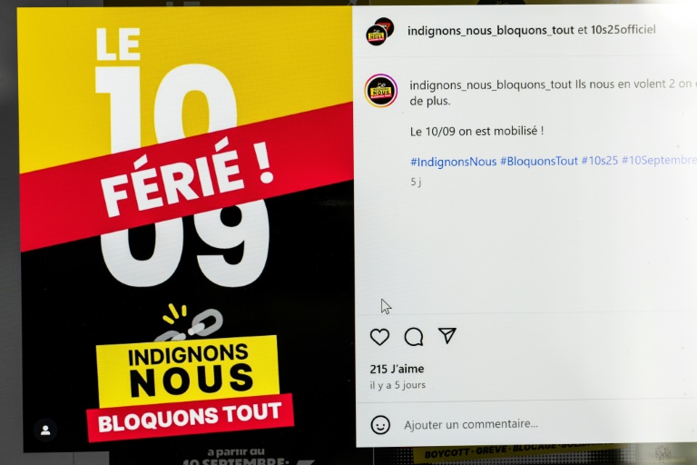 Une publication sur un réseau social, le 22 août 2025, appelant à une grève générale le 10 septembre 2025, après à un appel initialement lancé par le mouvement
