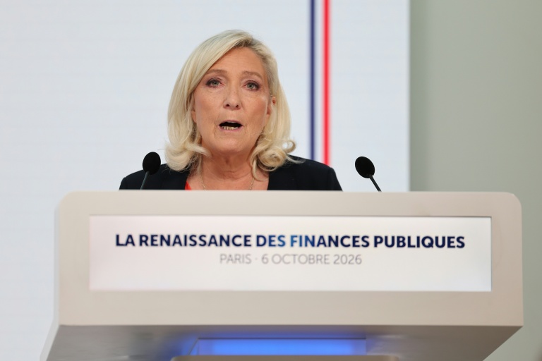 Marine Le Pen présente son programme économique le 6 octobre 2026 à Paris