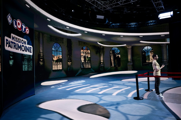 Les studios de La Française des Jeux durant la visite de la presse, à Boulogne-Billancourt, près de Paris, le 18 septembre 2026.