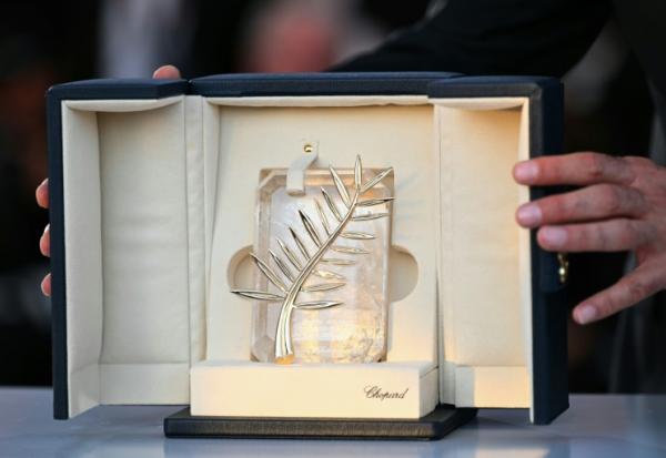 La Palme d'or de la 78ème édition du festival de Cannes, le 24 mai 2025, dans les Alpes-Maritimes