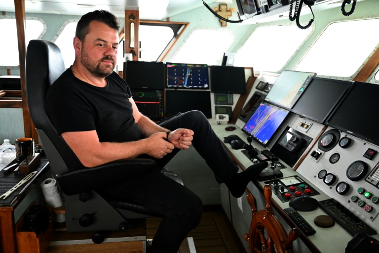 Nicolas Margolle, capitaine du chalutier 