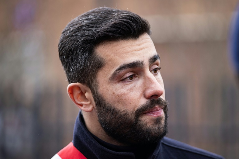 Le député RN Bruno Clavet à Hénin-Beaumont, le 13 février 2026 dans le Pas-de-Calais