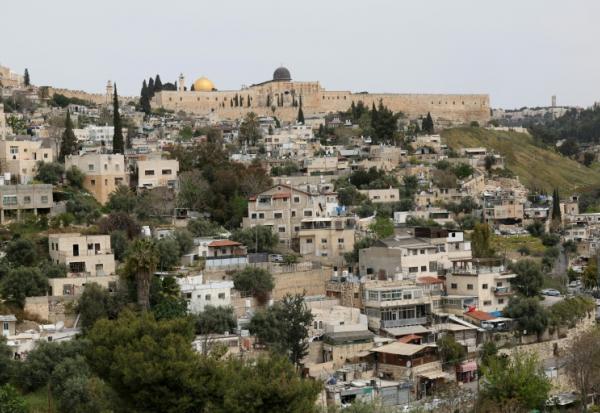 Vue du quartier de Silwan, à Jérusalem-Est, le 15 avril 2026