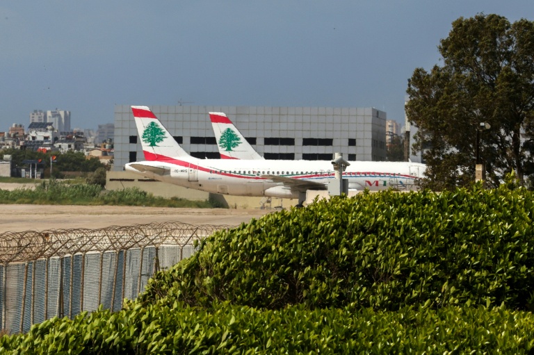 Un avion de la Middle East Airlines sur le tarmac de l'aéroport de Beyrouth, le 10 avril 2026.

