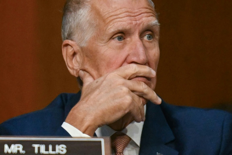 Le sénateur républicain de Caroline du Nord, Thom Tillis, le 16 septembre 2025 à Washington