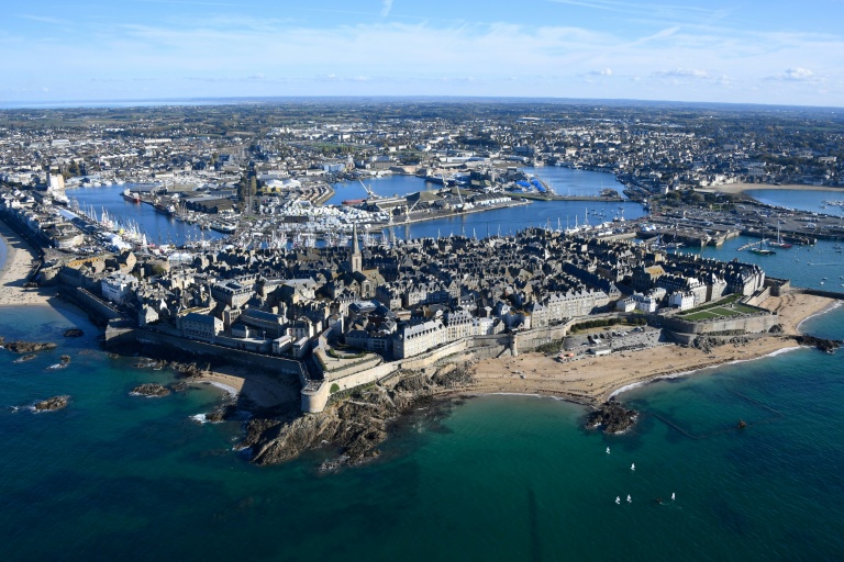 Vue aérienne de Saint-Malo, le 2 novembre 20188 en Ille-et-Vilaine
