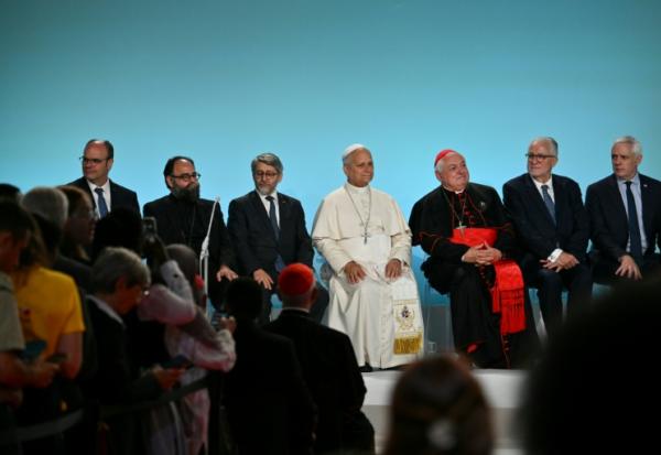 Le pape Léon XIV à une rencontre interreligieuse à Metz le 28 septembre 2026