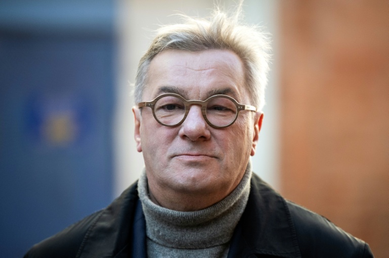 Le candidat aux municipales PS-Ecologistes François Briançon à Toulouse, le 15 mars 2026