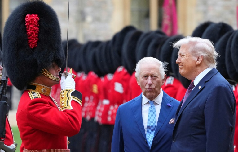 Donald Trump et Charles III au château de Windsor, le 17 septembre 2025 