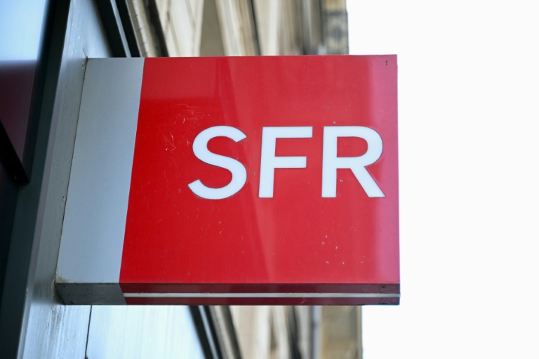 Le logo de SFR, le 16 juin 2025 à Paris