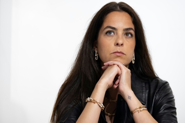 Anouchka Delon, la fille de l'acteur Alain Delon, le 19 juin 2023 à Paris