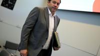 Le ministre allemand des Finances et vice-chancelier Lars Klingbeil lors d'une réunion du parti social-démocrate à Berlin, le 13 Octobre 2026