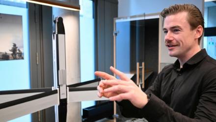 Josef Kranawetvogl, un haut responsable de la start-up du secteur de la défense Stark, le 10 décembre 2025 à Berlin