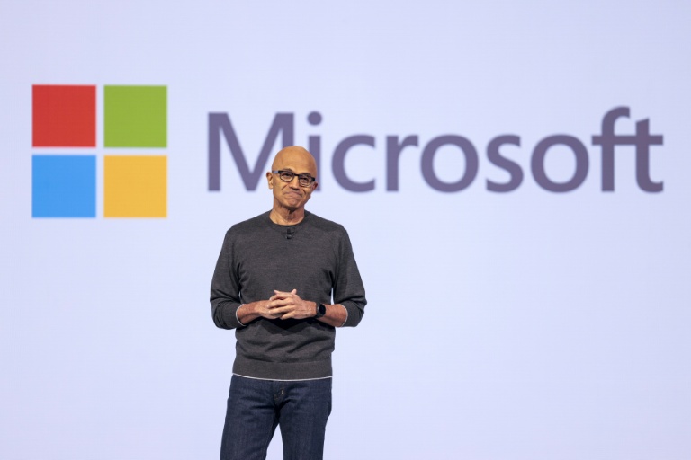 Le patron de Microsoft Satya Nadella, à Seattle le 19 mai 2025