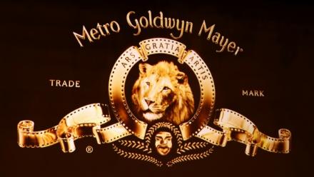 Le logo du studio américain Amazon MGM, le 15 avril 2026 à Las Vegas, dans le Nevada