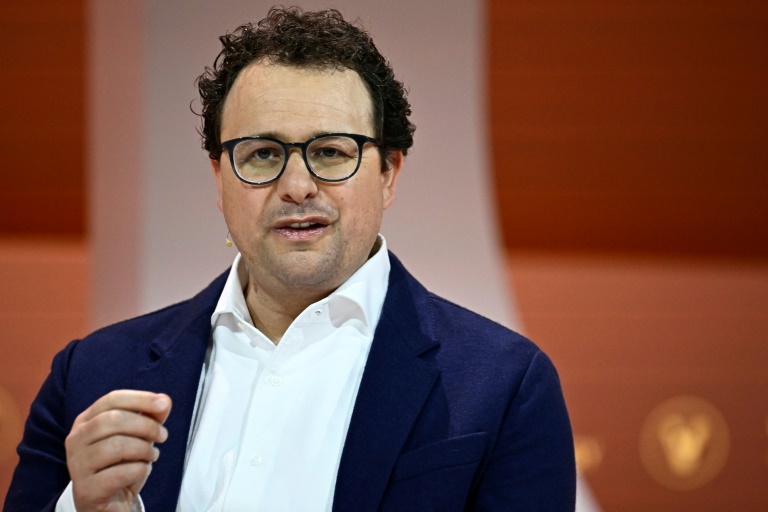 Dario Amodei, patron et cofondateur d'Anthropic, au salon Vivatech, le 22 mai 2024 à Paris