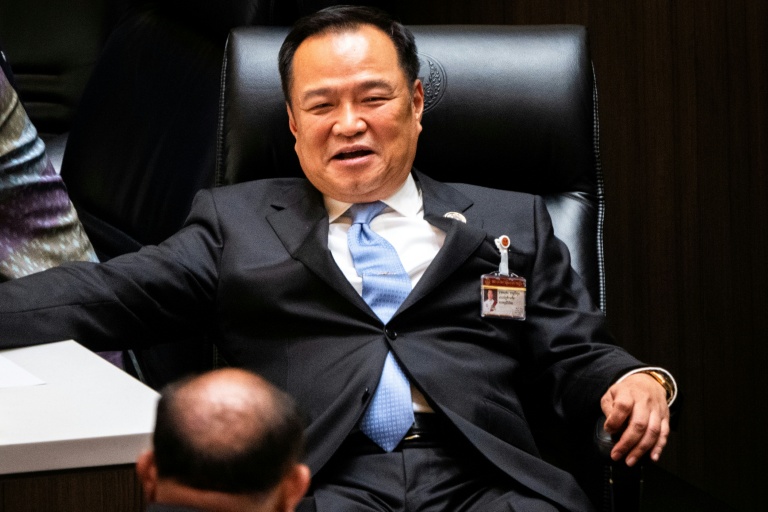 Le nouveau Premier ministre thaïlandais Anutin Charnvirakul, le 5 septembre 2025 au Parlement à Bangkok