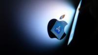 Logo de l'App Store, le 26 août 2021 à Los Angeles