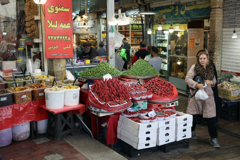 Le bazar de Tajrish à Téhéran le 24 mars 2026
