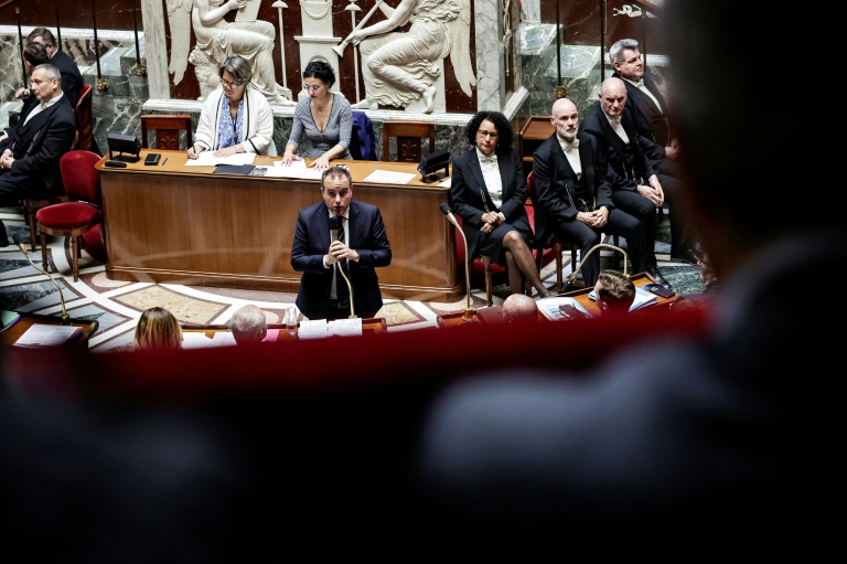 Le Premier ministre Sébastien Lecornu à l'Assemblée nationale, le 24 mars 2026 à Paris