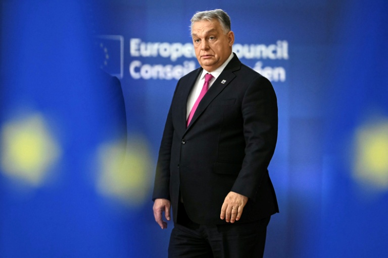 Le Premier ministre hongrois Viktor Orban, à Bruxelles, le 18 décembre 2025