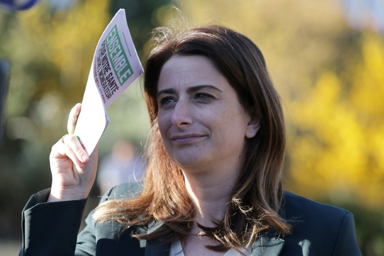 Marine Tondelier le 17 mars 2026, à Vitry-sur-Seine dans le Val-de-Marne