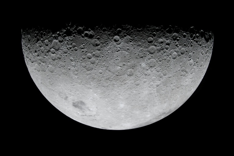 Image diffusée le 9 avril 2026 par la Nasa montrant une vue de la Lune, prise par l'équipage d'Artémis II depuis le vaisseau spatial Orion, le 6 avril 2026