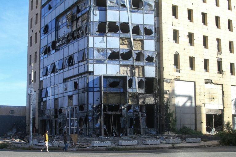 Un immeuble endommagé à Khartoum, au Soudan, le 17 janvier 2026
