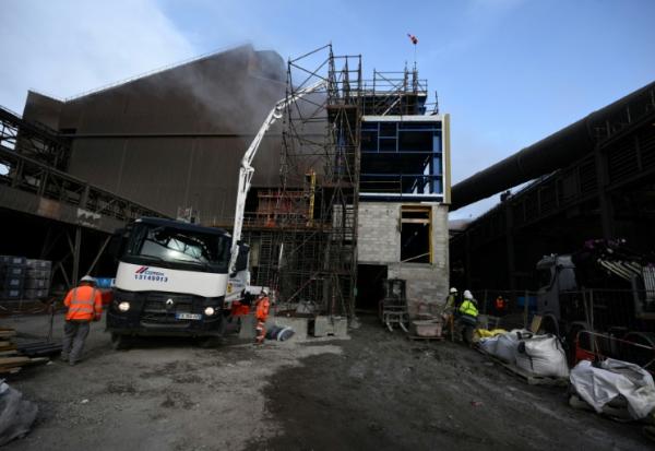 Le site de l'usine ArcelorMittal à Fos-sur-Mer, le 22 février 2023 dans les Bouches-du-Rhône