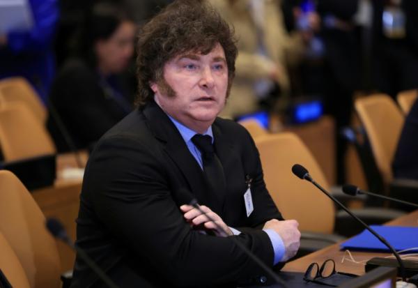 Le président argentin Javier Milei, à l'assemblée générale de l'ONU à New York le 22 septembre 2026.