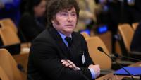 Le président argentin Javier Milei, à l'assemblée générale de l'ONU à New York le 22 septembre 2026.