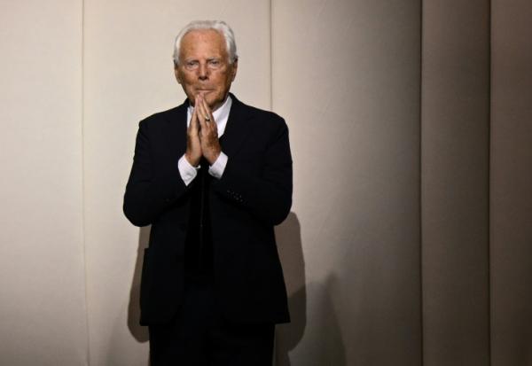 Giorgio Armani  au défilé Haute-Couture Automne-Hiver 2023/2024 à Paris, le July 4, 2023