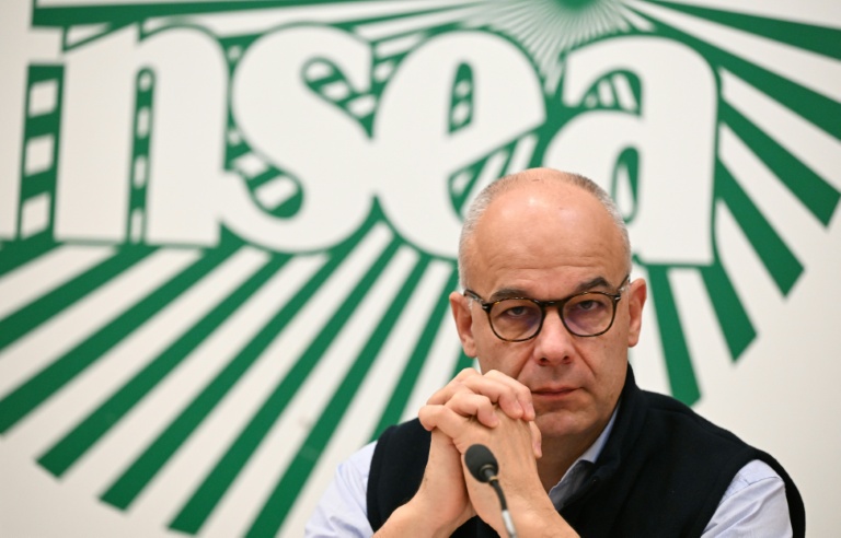 Arnaud Rousseau, président de la FNSEA, lors d'une conférence de presse à Paris, le 8 janvier 2026