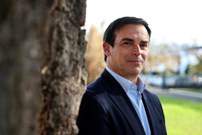 François-Xavier Ceccoli, député du groupe Les Républicains, pose à San-Giuliano, en Corse, le 5 décembre 2025