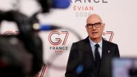 Le ministre français de l'Economie, Roland Lescure, juste avant une nouvelle réunion du G7 finances, à Paris, le 19 avril 2026