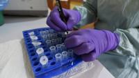 Au laboratoire de l’Institut de recherche et de lutte contre la fièvre de Lassa, à l’hôpital universitaire spécialisé d’Irrua, à Irrua, dans l’État d’Edo, au centre-ouest du Nigeria, le 6 mars 2018