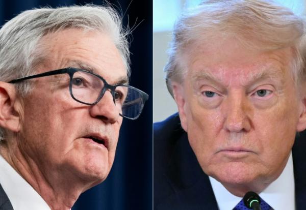 Cette combinaison de photos prises le 12 janvier 2026 montre, de gauche à droite, le président de la Réserve fédérale américaine Jerome Powell à Washington, le 10 décembre 2025, et le président américain Donald Trump à la Maison Blanche à Washington, le 9 janvier 2026.