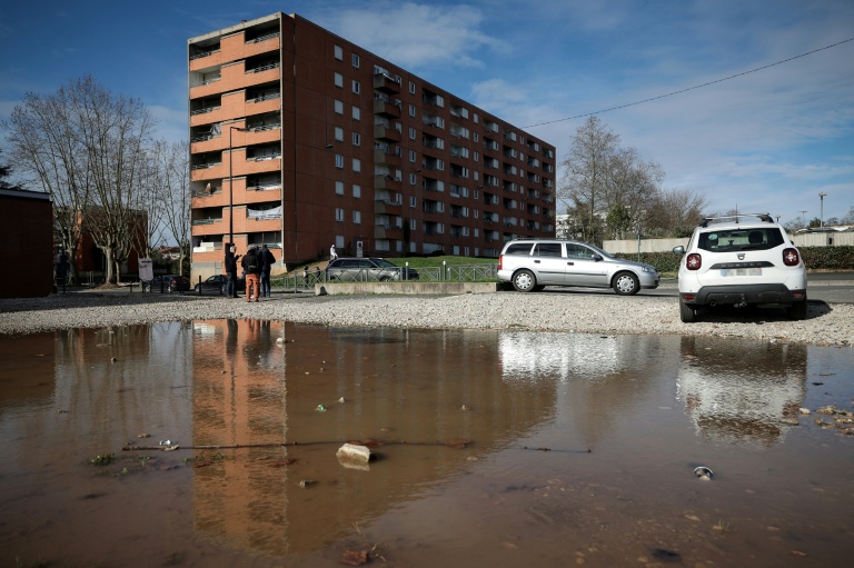 Un immeuble dans le quartier de Cantepau à Albi, le 4 février 2026 dans le Tarn