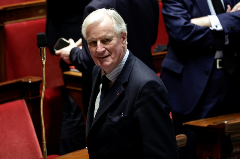 L'ancien Premier ministre et député LR, Michel Barnier à l'Assemblée nationale, à Paris, le 18 février 2026