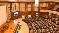 Des députés du Parlement birman réunis à Naypyidaw, le 16 mars 2026
