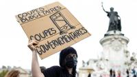 Manifestation du mouvement de protestation « Bloquons tout », Place de la République à Paris, le 10 septembre 2025