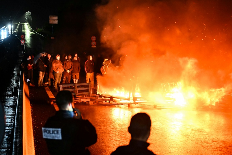 Des manifestants du mouvement