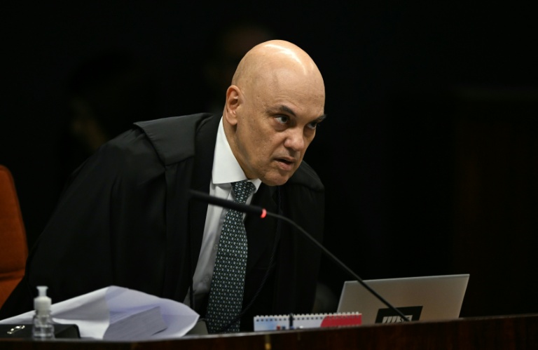 Le juge Alexandre de Moraes à la Cour suprême de Brasilia, le 2 septembre 2025
