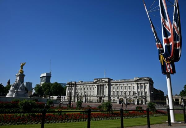 Le palais de Buckingham à Londres le 25 juin 2024