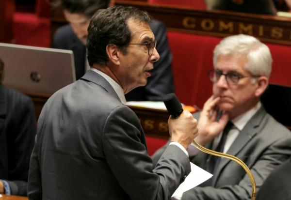 Le ministre du Travail Jean-Pierre Farandou à l'Assemblée nationale, le 12 novembre 2025