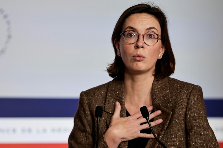 La linistre des Comptes publics Amélie de Montchalin, le 22 décembre 2025, à Paris