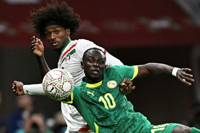 Le Sénégalais Sadio Mané lors du 8e de finale de la Coupe d'Afrique des nations contre le Soudan, à Tanger, le 3 janvier 2026