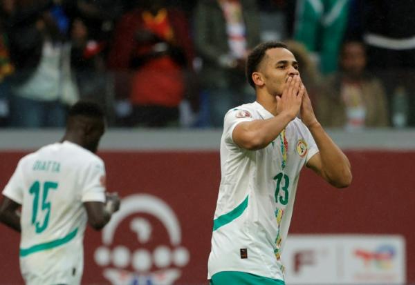 Iliman Ndiaye, auteur du but de la victoire pour le Sénégal, en quart de finale de la CAN contre le Mali, le 9 janvier 2026 à Tanger