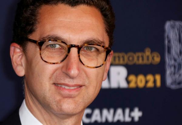Le patron de Canal+, Maxime Saada, le 12 mars 2021 à Paris