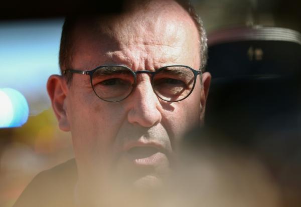 Le Pdg de la SNCF Jean Castex le 7 avril 2026 à Bully-les-Mines, dans le Pas-de-Calais